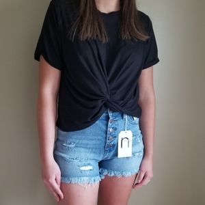Nature Denim high wide shorts